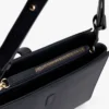 Geantă de umăr cu monogramă lustruită Geantă de umăr cu monogramă lustruită