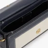 Geantă de umăr din pânză cu monogramă Geantă de umăr din pânză cu monogramă