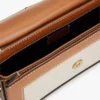 Geantă de umăr din pânză cu monogramă Geantă de umăr din pânză cu monogramă