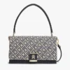 Geantă de umăr Jacquard cu închizătoare Monogram