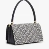 Geantă de umăr Jacquard cu închizătoare Monogram
