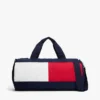 Geantă de voiaj cu logo steag colorblock Geantă de voiaj cu logo steag colorblock