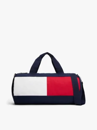 Geantă de voiaj cu logo steag colorblock