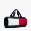 Geantă de voiaj cu logo steag colorblock Geantă de voiaj cu logo steag colorblock