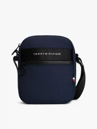Geantă mini reporter cu logo Tommy