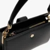 Geantă mini tip satchel cu închizătoare cu monogramă Geantă mini tip satchel cu închizătoare cu monogramă
