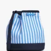 Geantă tip sac din pânză cu dungi pentru copii