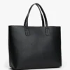 Geantă tip satchel cu logo monogram Geantă tip satchel cu logo monogram