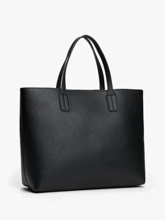 Geantă tip satchel cu logo monogram Geantă tip satchel cu logo monogram