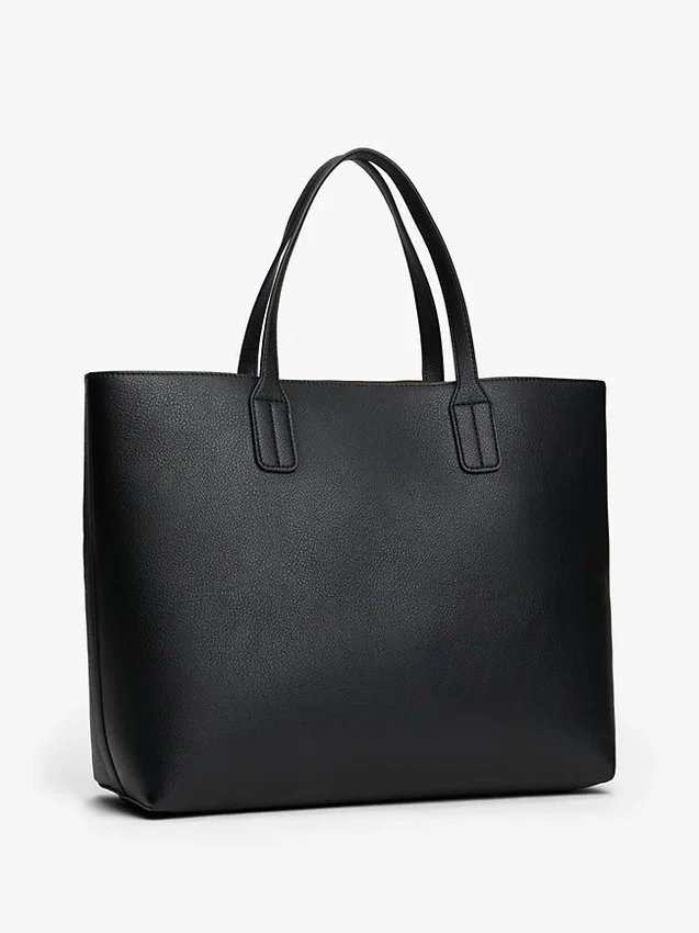 Geantă tip satchel cu logo monogram Geantă tip satchel cu logo monogram