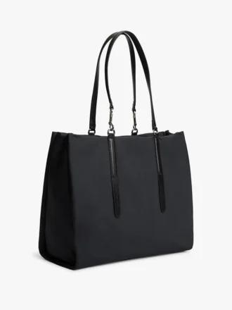 Geantă tote cu monogramă script hidrofugă Geantă tote cu monogramă script hidrofugă