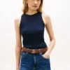 Haină fără mâneci din tricot cu model în zig-zag Haină fără mâneci din tricot cu model în zig-zag