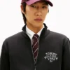 Hanorac cu fermoar din fleece flexibil cu logo arc Hanorac cu fermoar din fleece flexibil cu logo arc
