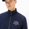 Hanorac cu fermoar din fleece flexibil cu logo arc Hanorac cu fermoar din fleece flexibil cu logo arc
