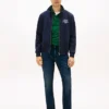 Hanorac cu fermoar din fleece flexibil cu logo arc Hanorac cu fermoar din fleece flexibil cu logo arc