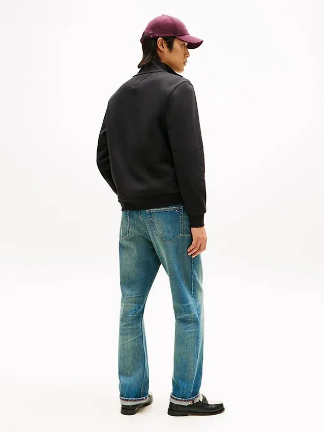 Hanorac cu fermoar din fleece flexibil cu logo arc Hanorac cu fermoar din fleece flexibil cu logo arc