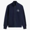 Hanorac cu fermoar din fleece flexibil cu logo arc Hanorac cu fermoar din fleece flexibil cu logo arc