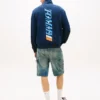 Hanorac cu fermoar pe un sfert și logo Tommy Jeans Hanorac cu fermoar pe un sfert și logo Tommy Jeans