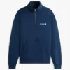 Hanorac cu fermoar pe un sfert și logo Tommy Jeans Hanorac cu fermoar pe un sfert și logo Tommy Jeans