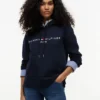 Hanorac cu glugă din fleece cu logo Tommy