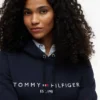 Hanorac cu glugă din fleece cu logo Tommy
