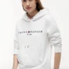 Hanorac cu glugă din fleece cu logo Tommy