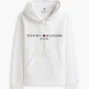 Hanorac cu glugă din fleece cu logo Tommy