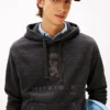 Hanorac cu glugă Hilfiger Crest Logo Heathered Hanorac cu glugă Hilfiger Crest Logo Heathered