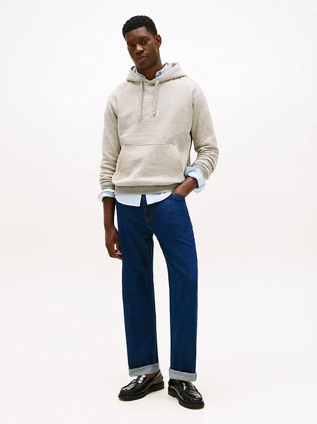 Hanorac cu glugă Hilfiger Crest Logo Heathered Hanorac cu glugă Hilfiger Crest Logo Heathered