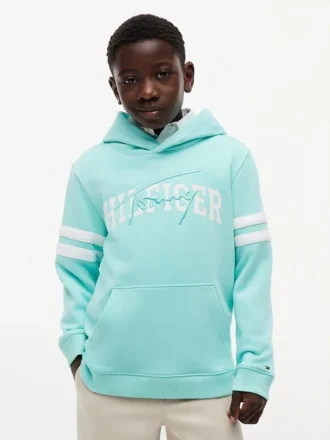 Hanorac cu glugă Hilfiger pentru copii