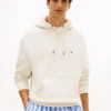 Hanorac cu glugă și logo cu steag pe spate Hanorac cu glugă și logo cu steag pe spate