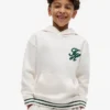 Hanorac cu glugă și monogramă brodată pentru copii Hanorac cu glugă și monogramă brodată pentru copii