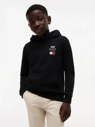 Hanorac cu glugă pentru copii Tommy x Cadillac F1® Team Logo