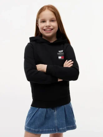 Hanorac cu glugă pentru copii Tommy x Cadillac F1® Team Logo