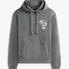 Hanorac cu glugă Tommy Jeans cu logo vopsit cu spray