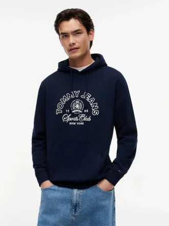 Hanorac cu glugă Tommy Jeans Sports Club Logo