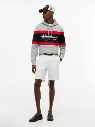 Hanorac cu glugă Tommy x Cadillac F1® Team Script