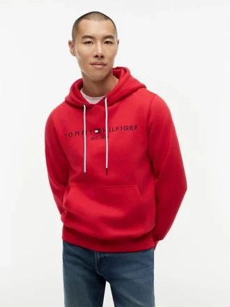 Hanorac cu logo Tommy brodat
