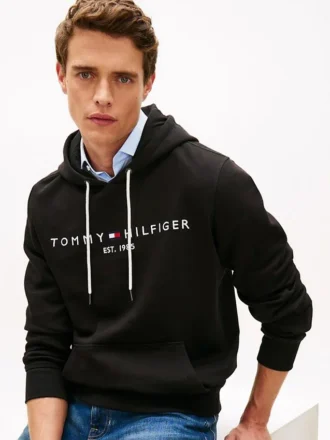 Hanorac cu logo Tommy brodat