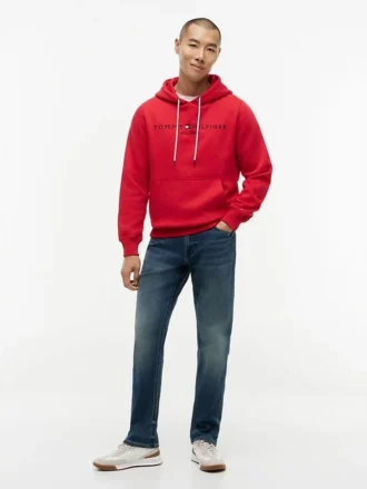 Hanorac cu logo Tommy brodat