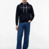 Hanorac cu logo Tommy brodat Hanorac cu logo Tommy brodat