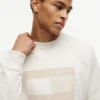 Hanorac cu mâneci raglan și logo steag, cu interior periat Hanorac cu mâneci raglan și logo steag, cu interior periat