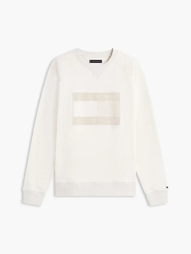 Hanorac cu mâneci raglan și logo steag, cu interior periat Hanorac cu mâneci raglan și logo steag, cu interior periat