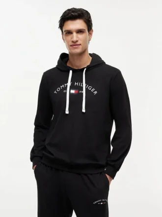 Hanorac de dormit cu logo Hilfiger