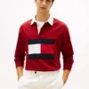Hanorac de rugby cu logo mare Hanorac de rugby cu logo mare