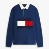 Hanorac de rugby cu logo mare Hanorac de rugby cu logo mare