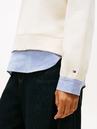 Hanorac din fleece cu aspect stratificat