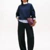 Hanorac din fleece cu aspect stratificat Hanorac din fleece cu aspect stratificat
