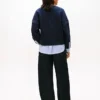 Hanorac din fleece cu aspect stratificat Hanorac din fleece cu aspect stratificat