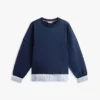 Hanorac din fleece cu aspect stratificat Hanorac din fleece cu aspect stratificat